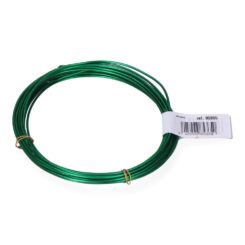 Arame de alumínio verde, calibre Ø1,5 mm x 5 m