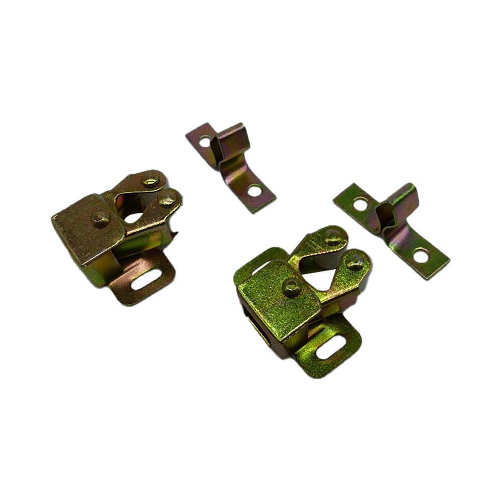 Pack 4 UDS. fecho batente rolamento borracha 0,8 mm bicromado