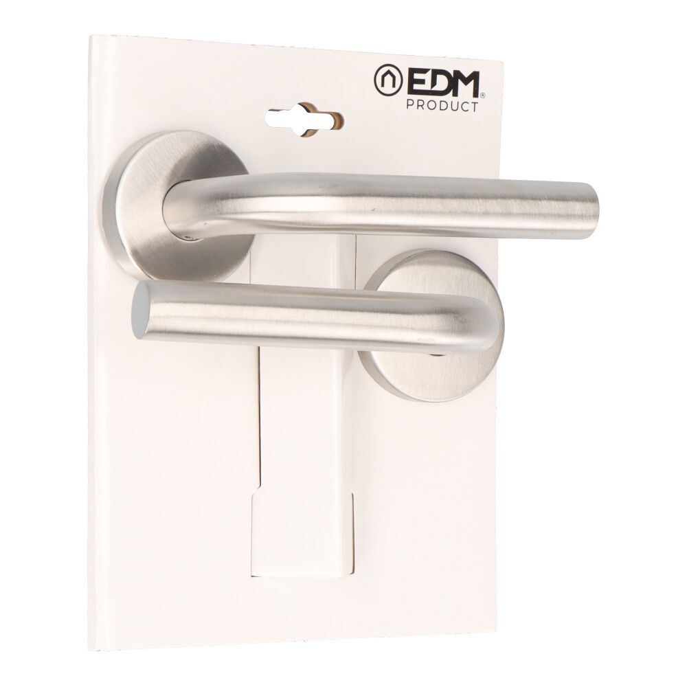Conjunto de roseta, modelo 575, em aço inoxidável com acabamento em aço inoxidável, Ø53 mm, blister - Image 2