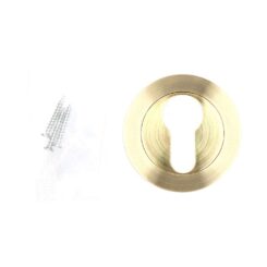 Fechadura de pera 707 Ø50 mm latão acetinado