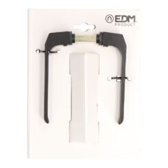 Conjunto de puxadores, modelo 702, alumínio com acabamento preto, 32 mm, blister
