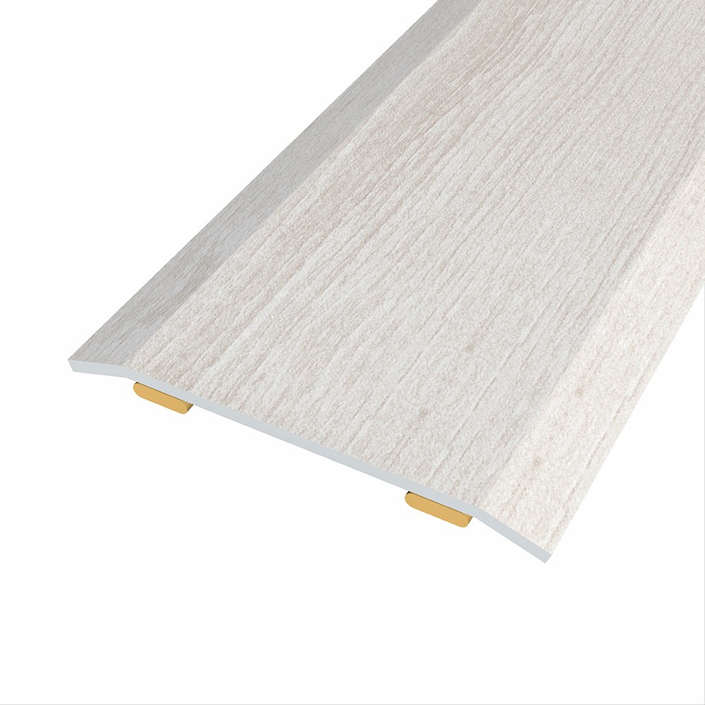 Junta de aço para mesmo nível, 40 x 3,5 mm, adesiva, flooring, carvalho cinza, 83 cm