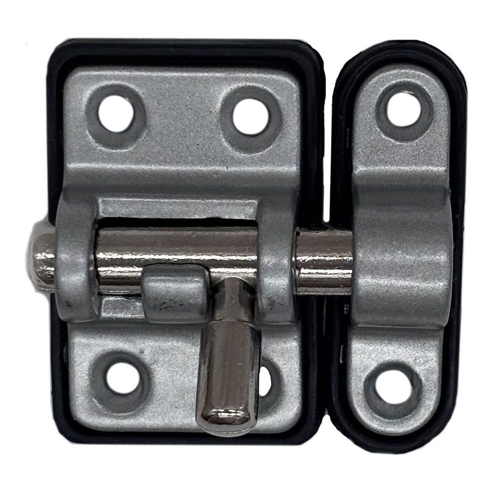 Base de plástico com pino reforçado 25 mm cromado fosco