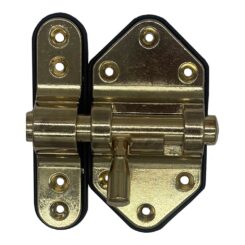 Fecho base plástica reforçada 40 mm dourado
