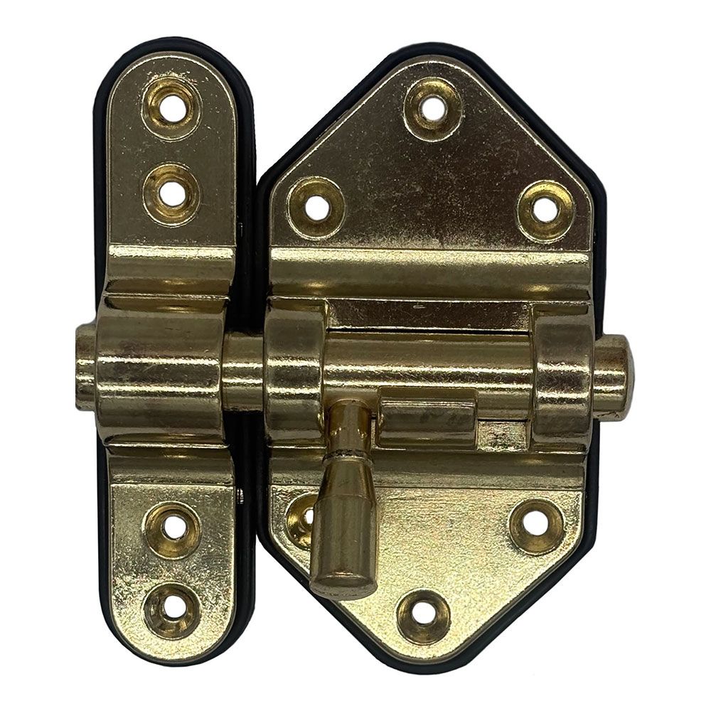 Fecho base plástica reforçada 40 mm dourado