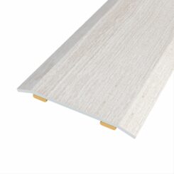 Junta de aço para mesmo nível, 40 x 3,5 mm, adesiva, flooring, carvalho cinza, 166 cm