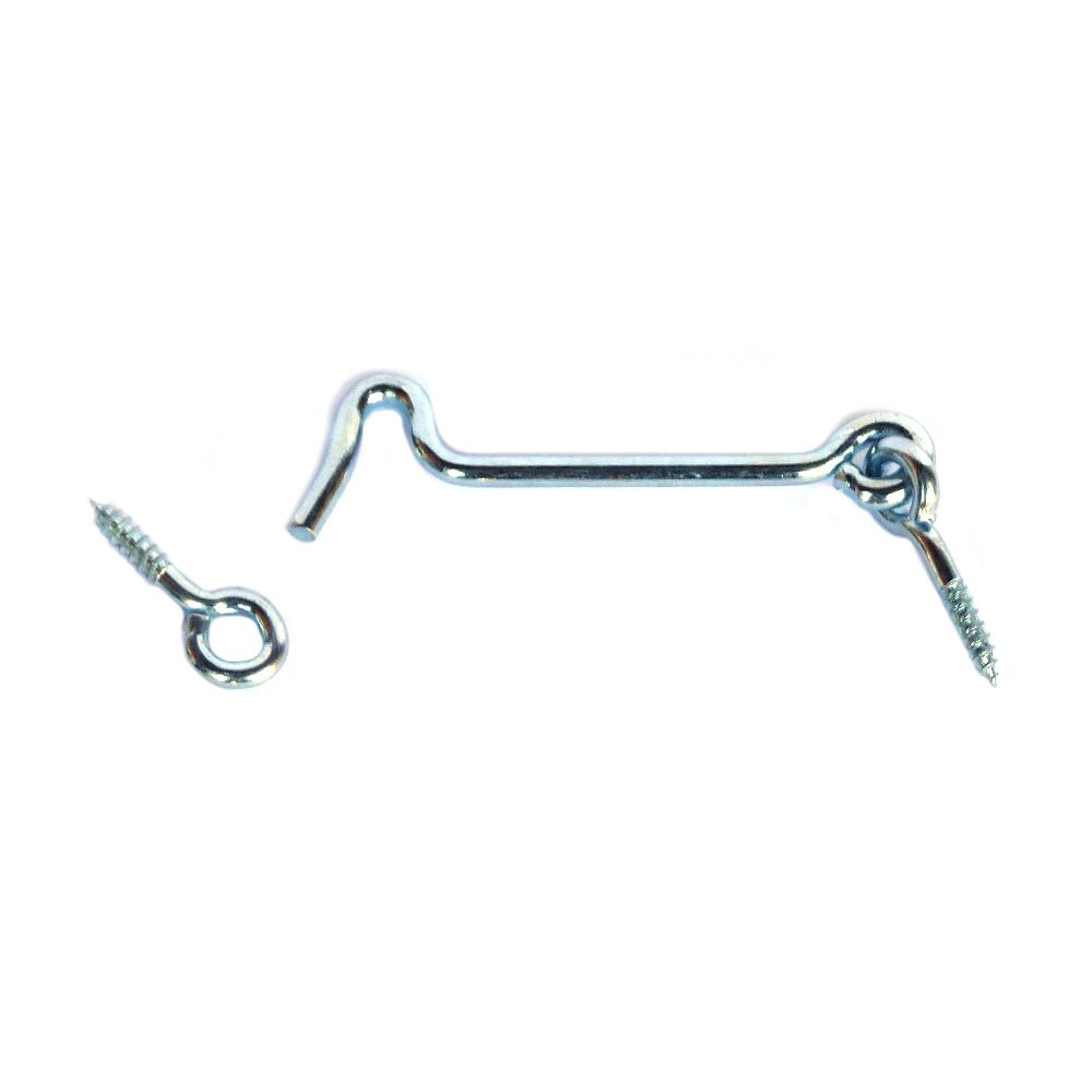 Caja 50 unidades aldrava dupla femea 75 mm ferro zinco
