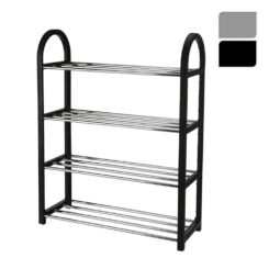 Sapateira com 4 prateleiras metálicas 50x65x19cm cores sortidas