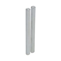 Quadrado de aço zincado CDD01 6 x 90 mm, 2 un