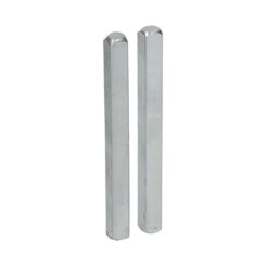 Quadrado de aço zincado CDD01 8 x 90 mm, 2 un
