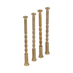 Parafuso passante multicorte TRN02 latonado, M4 x 75 mm, 4 un