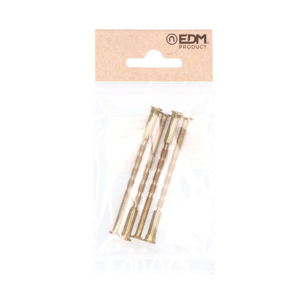 Parafuso passante multicorte TRN02 latonado, M4 x 75 mm, 4 un - Image 2