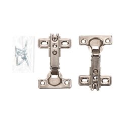 Dobradiça de copo, reta, modelo BC01, aço zincado, 26 mm, 2 un, blister