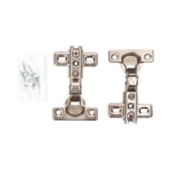 Dobradiça tipo copo, angular, modelo BC01, aço zincado, 26 mm, 2 un, blister