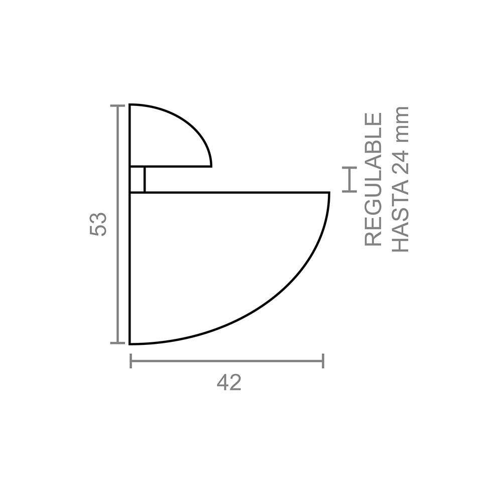 Pack com 2 suporte MOD. pelicano SP08 42x53mm branco M31241 micel - Image 2