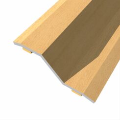 Junta de aço para desnível 8-14 mm, adesiva, flooring, carvalho rústico, 166 x 3,6 cm