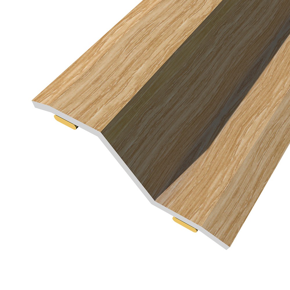 Junta de aço para desnível 8-14 mm, adesiva, flooring, lillooet, 166 x 3,6 cm