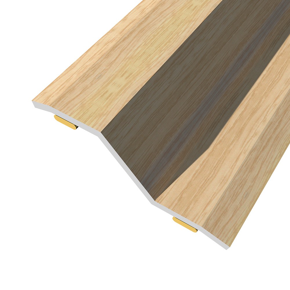 Junta de aço para desnível 8-14 mm, adesiva, flooring, yellowstone, 166 x 3,6 cm