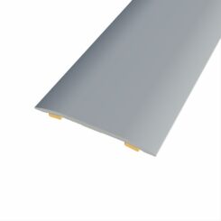 Junta de alumínio para mesmo nível, 37 x 2,3 mm, adesiva, quick & PRO, prata mate, 166 cm