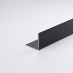 Perfil angular DIY em alumínio escovado preto, 1000 x 30 x 30 mm