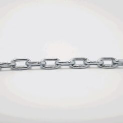 Caixa corrente pequena zincada "l" Ø2mm pitch 18mm largura exterior 10,5mm 140m