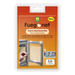 MASSÓ Pacote de reparo de cabo plano de fibra de vidro autoadesivo 15 x 3 mm 2,5 m