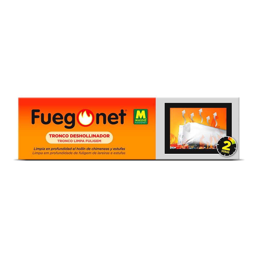 Tronco limpa fuligem 27,5 x 7,5 x 8 cm