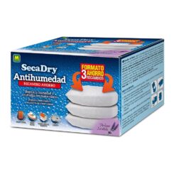 Pack recargas secadry anti-humidade 3 UDS x 450 g