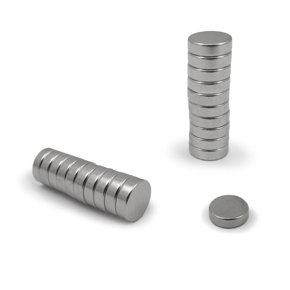 Iman de neodimio Ø10x3mm