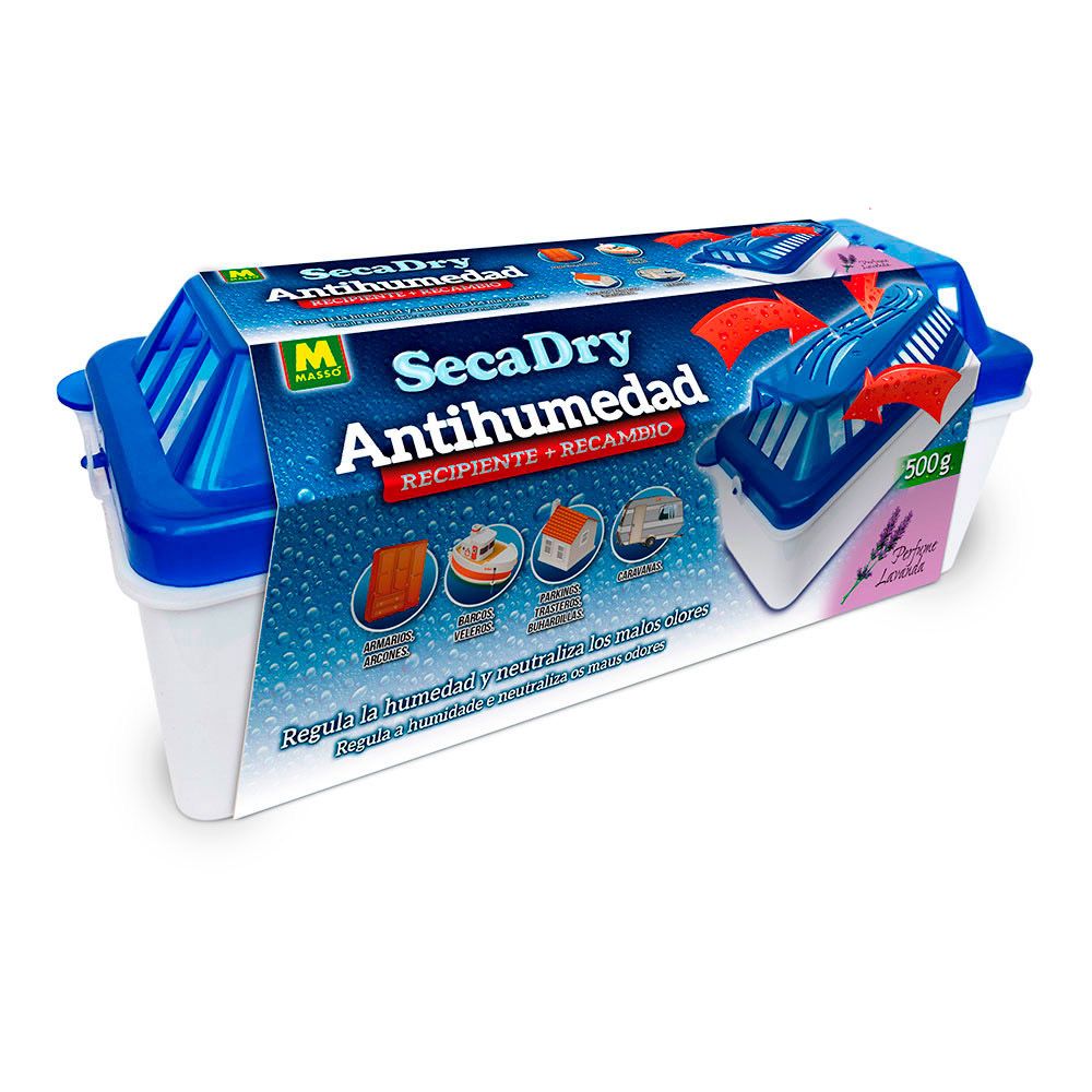Secadry antihumidade recipiente+recarga 500 g