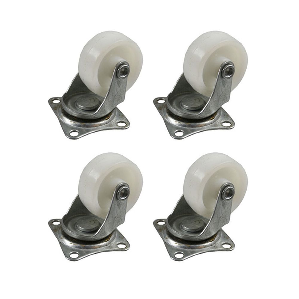SET 4 rodas 50mm brancas