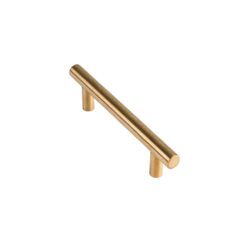 Puxador para móvel tipo ASA, modelo 891 H, em aço inoxidável com acabamento em latão vintage, 96 mm, blister 4 un