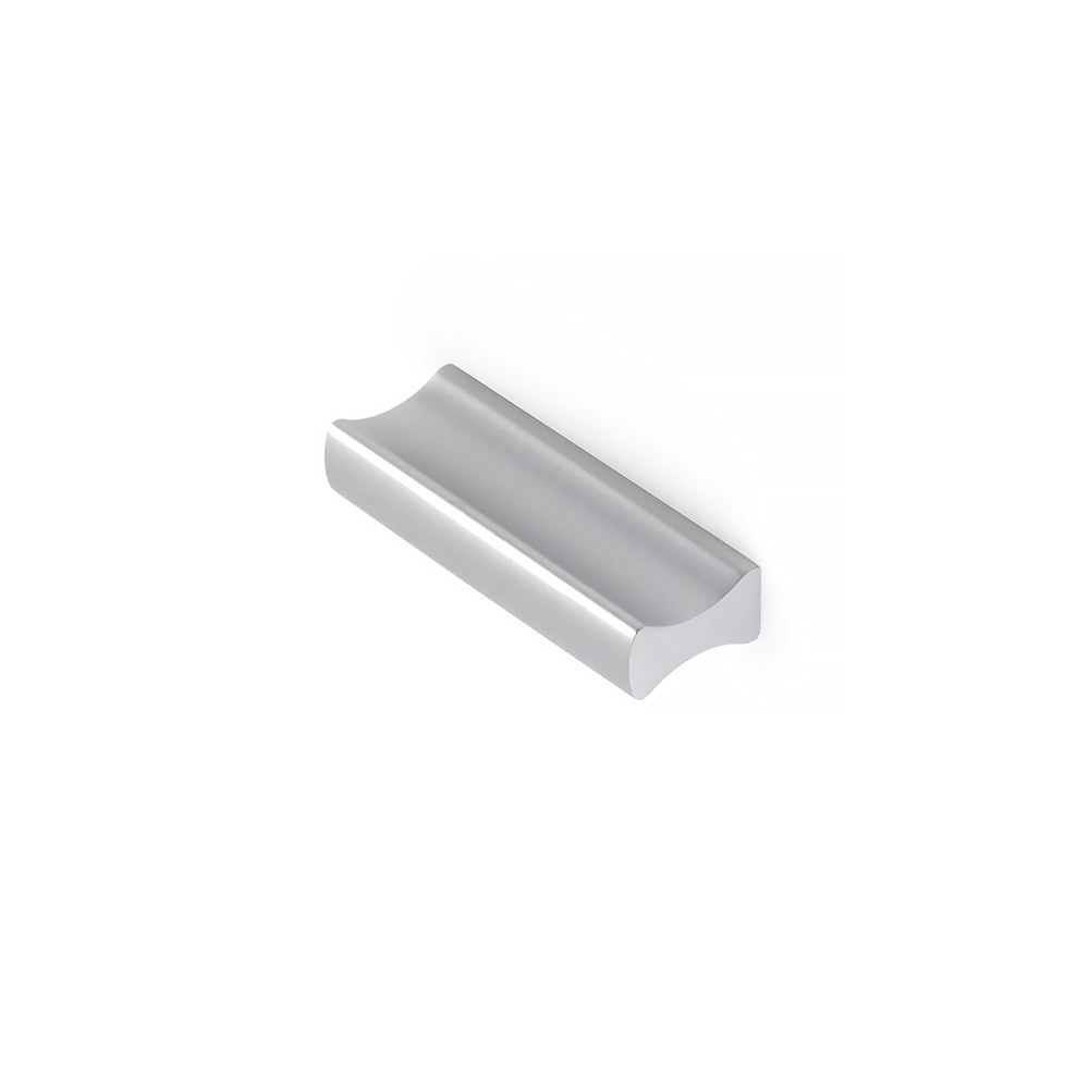 Puxador para móveis em alumínio, modelo 2279, com acabamento anodizado fosco, 32 mm, blister 4 un