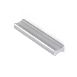 Puxador para móveis em alumínio, modelo 2279, com acabamento anodizado fosco, 64 mm, blister 4 un