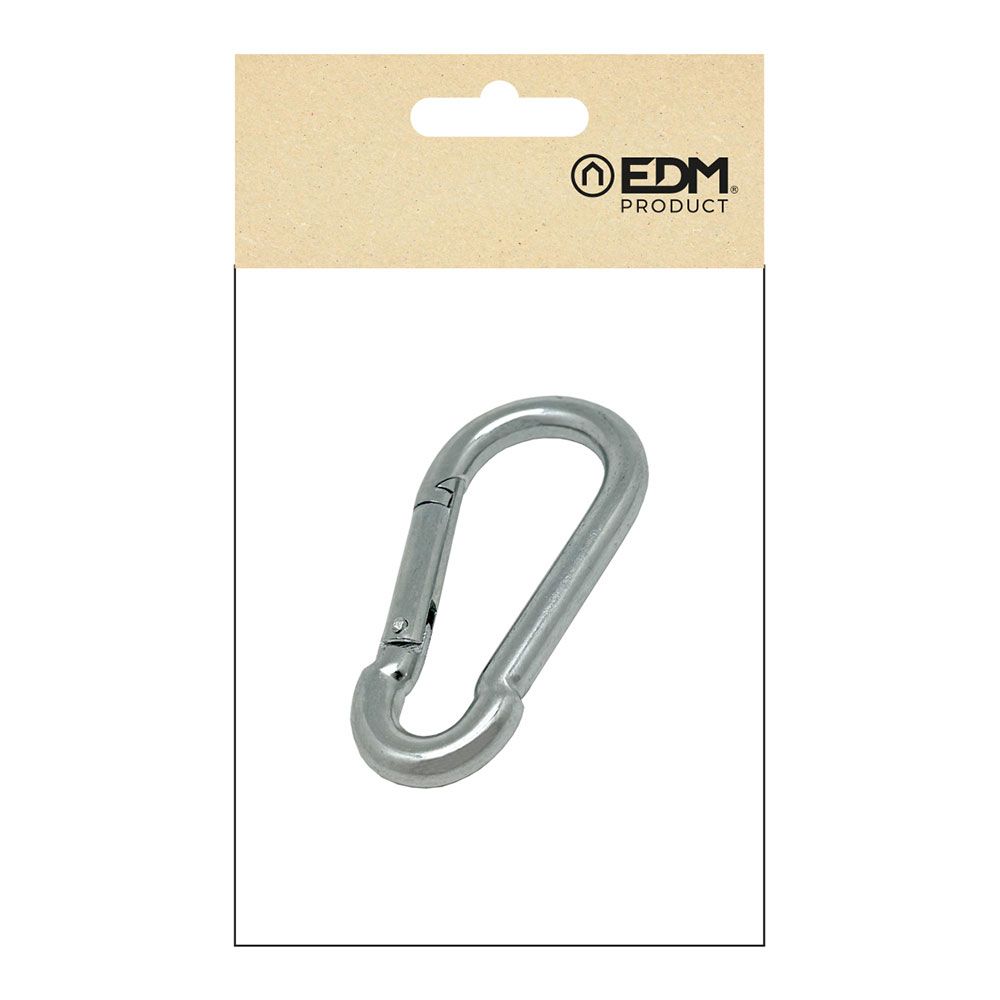 Mosquetão bombeiro sem segurança, MSQ01, aço galvanizado, 8 x 80 mm - Image 3