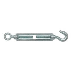 Tensionador de anel de gancho DIN-1480 TNS01, aço galvanizado, M8
