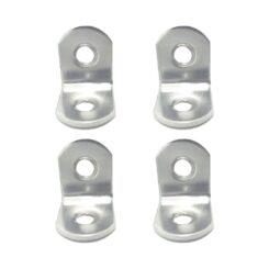 Ângulo de reforço AN24, aço inoxidável, 20 x 20 x 16 mm. 4 unidades