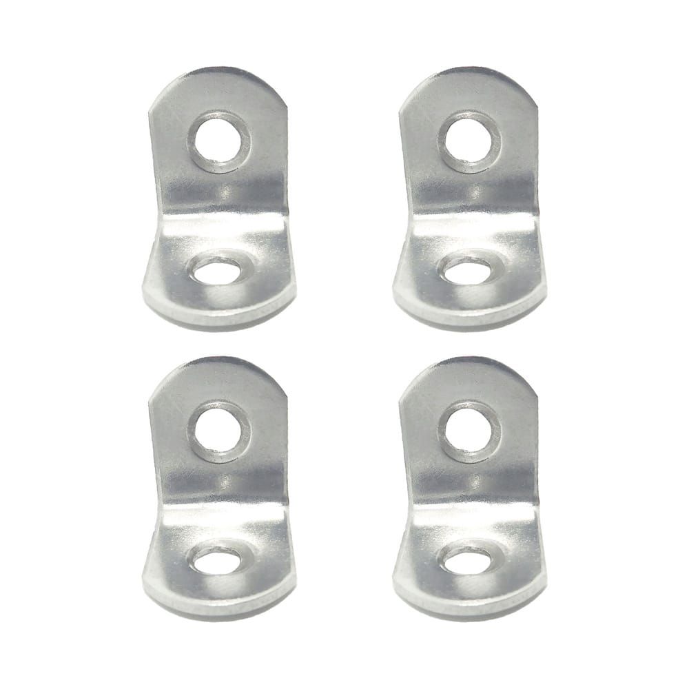Ângulo de reforço AN24, aço inoxidável, 20 x 20 x 16 mm. 4 unidades