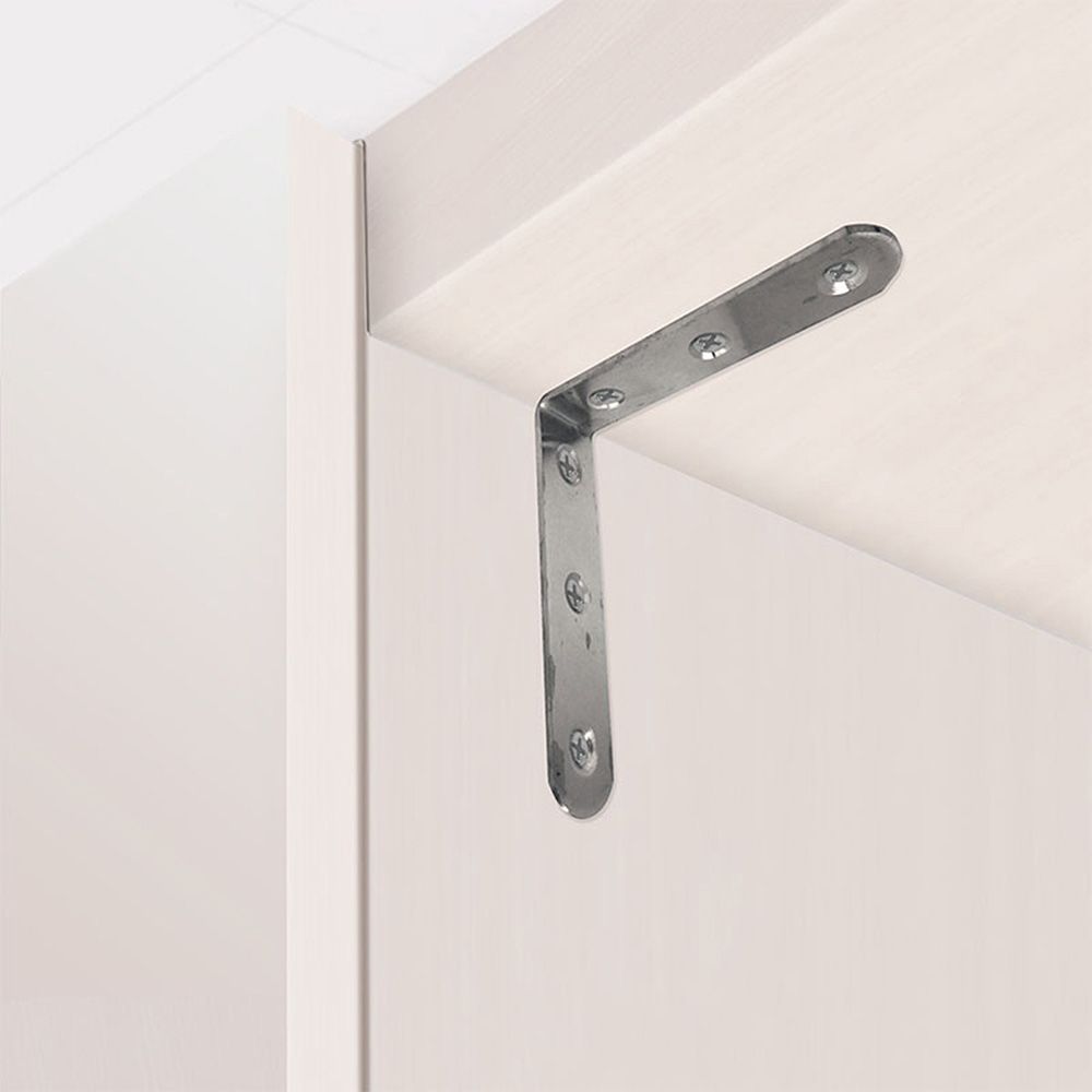 Ângulo de reforço AN24, aço inoxidável, 80 x 80 x 19 mm. 4 unidades - Image 5