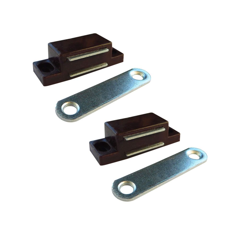 Fecho magnético IM02, castanho, 56 x 18 mm, 2 unidades