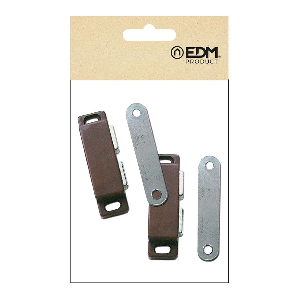 Fecho magnético IM02, castanho, 56 x 18 mm, 2 unidades - Image 2