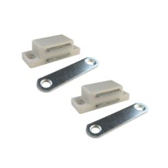 Fecho magnético IM02, branco, 42 x 18 mm, 2 unidades