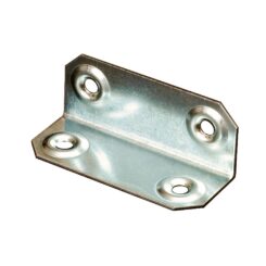 Ângulo de reforço AN06 zincado 20 x 20 x 50 mm