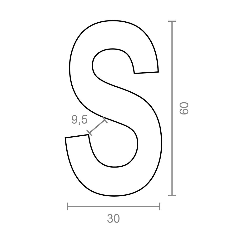 Gancho em forma de S CG23, 5 x 60 mm, zincado, blíster 4 unidades - Image 2