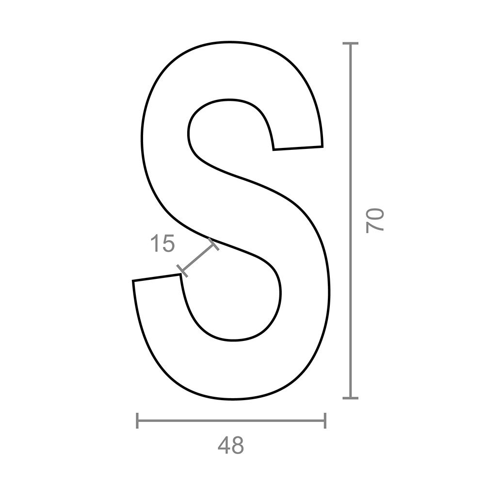 Gancho em forma de S, CG23 6 x 70 mm zincado, blíster 2 unidades - Image 2