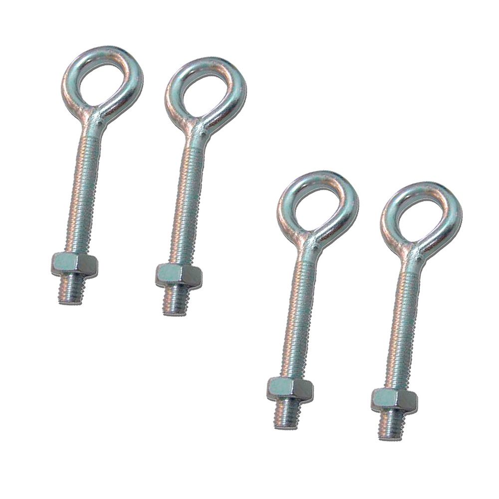 Olhal soldado com porca hm01, M3 x 20 mm, zincado, blister 4 un.