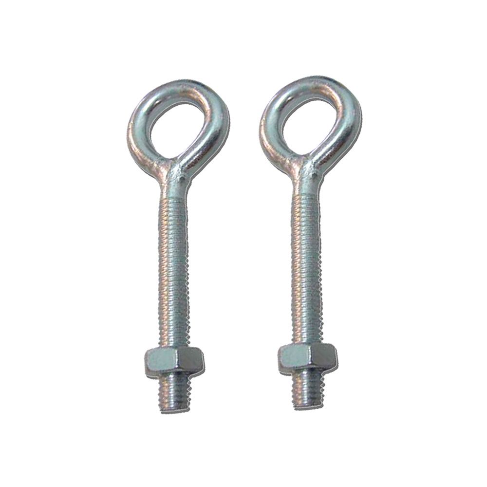 Camarão fechado soldado com porca HM01, M8 x 60 mm, zincado, blíster 2 unidades