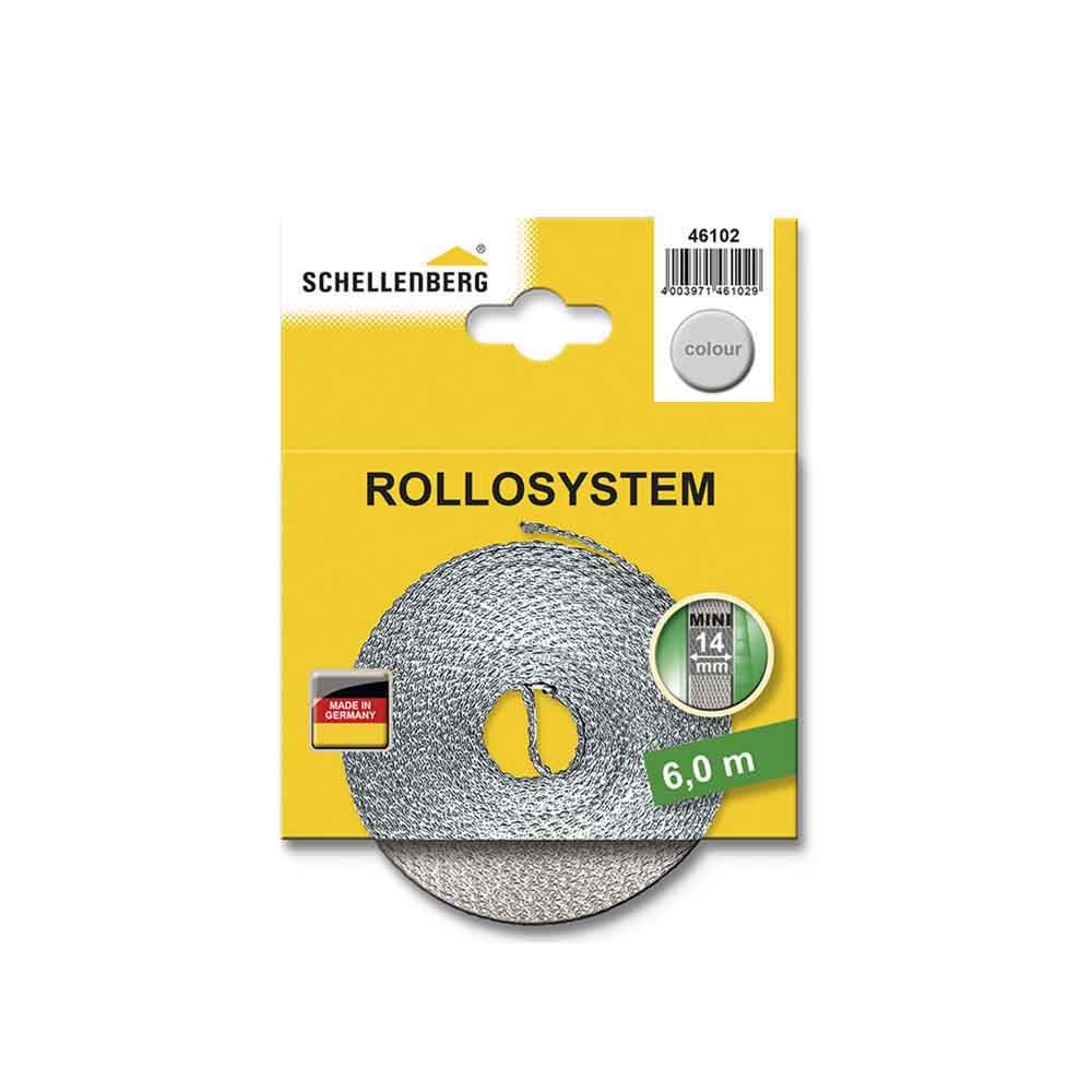 Fita para persianas cinza 14 mm x 6 m