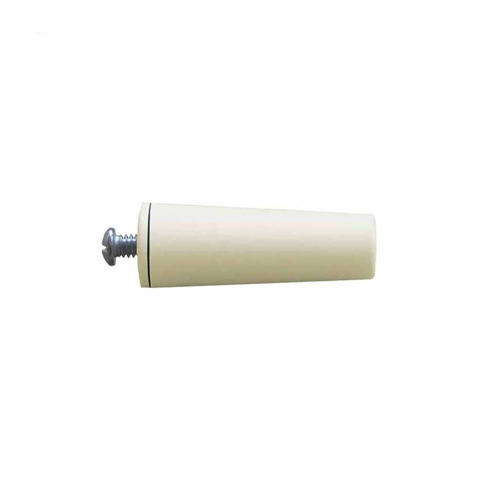 Batente conico para persiana bege 60 mm
