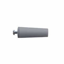 Batente conico para persiana cinza 60 mm